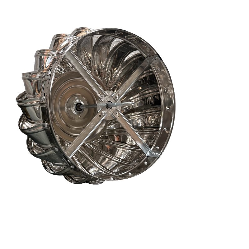 No Power Fan Hood Roof Natural Ventilator 600mm Wind Power Fan
