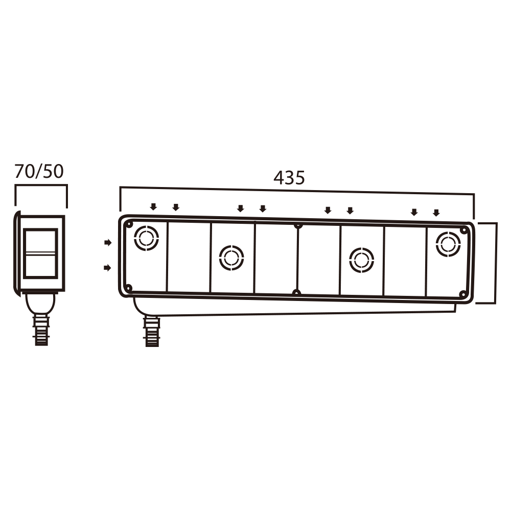 Good Quality Air-Conditioning Predisposition Box With Condensate Drain Port Pre-Installation
