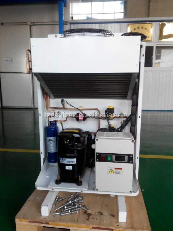 Low Temp Cold Room Coldroom System Refrigeration Cooler 3/4 2 hp 1hp Freezer Monoblock air Cooled Compressor Condensing Unit