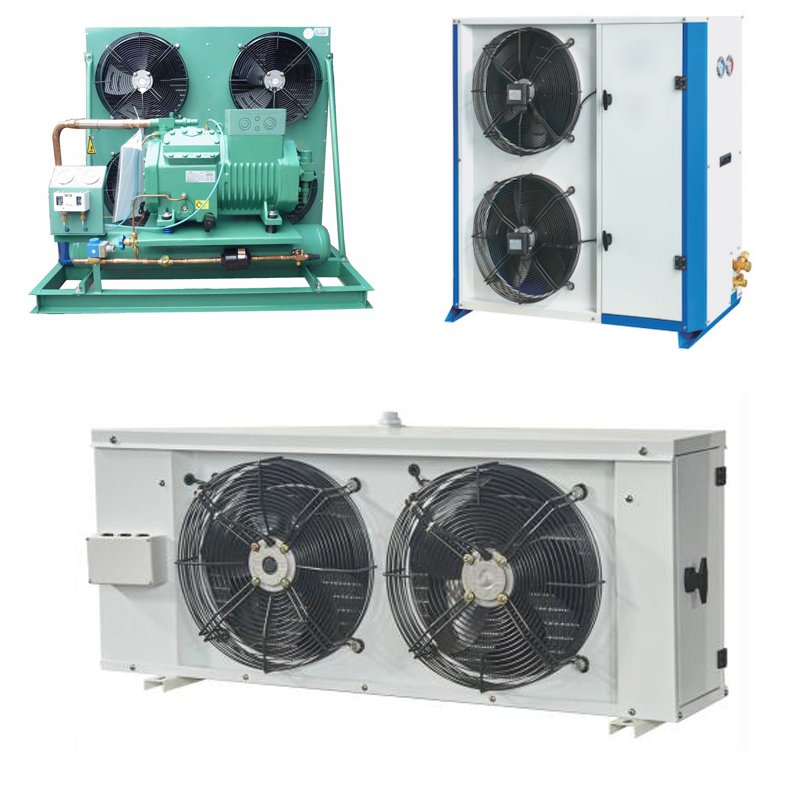 Factory Price 8hp 10hp Air-cooled Condenser Unit Evaporative R404a Condensing Unit Refrigeration Cold Storage Evaporator