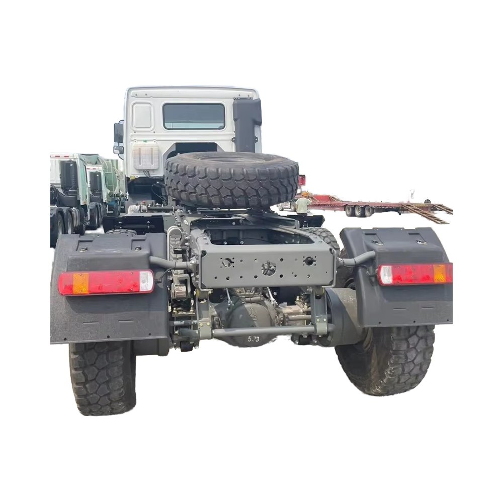 Hot Sale New 6x4 380hp Tractor Truck Diesel Fuel Automatic Terminal Container Tractor Right Steering 4x2 Drive Wheel Rear Camera