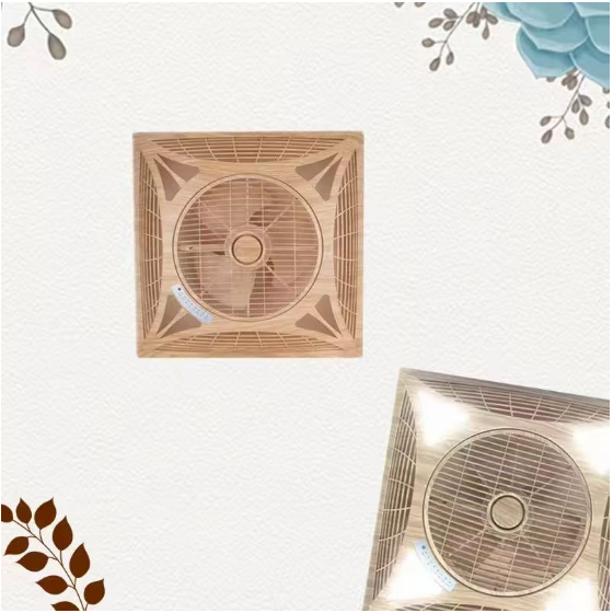 14 Inch PP LED Light Ceiling Fan Centrifugal Blower Customizable OEM/ODM AC Electric Ventilation for Farm Industries Roof