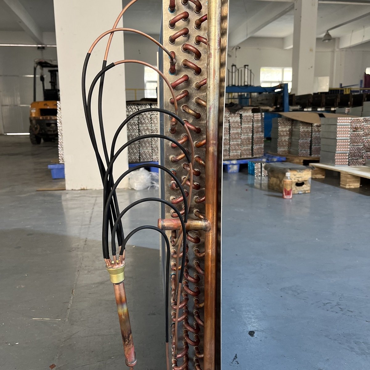 Customized Copper & Aluminum Fin Condensers New Water-Cooled Air Conditioners with Fan Coil Units Core Components Cooling Coils"