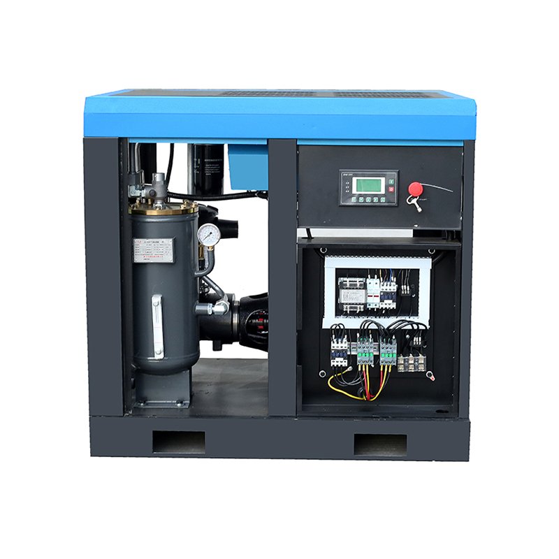 Low Noise 8 Bar 15kw 20hp 80 Cfm Fixed Speed Chinese Rotary Screw Air Compressor
