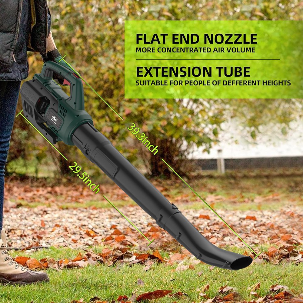 Hailian Hand-held 20v Professional Lithium Ion 8.0Ah Garden air Blade Cordless Electric Blower Cordless Jet Fan
