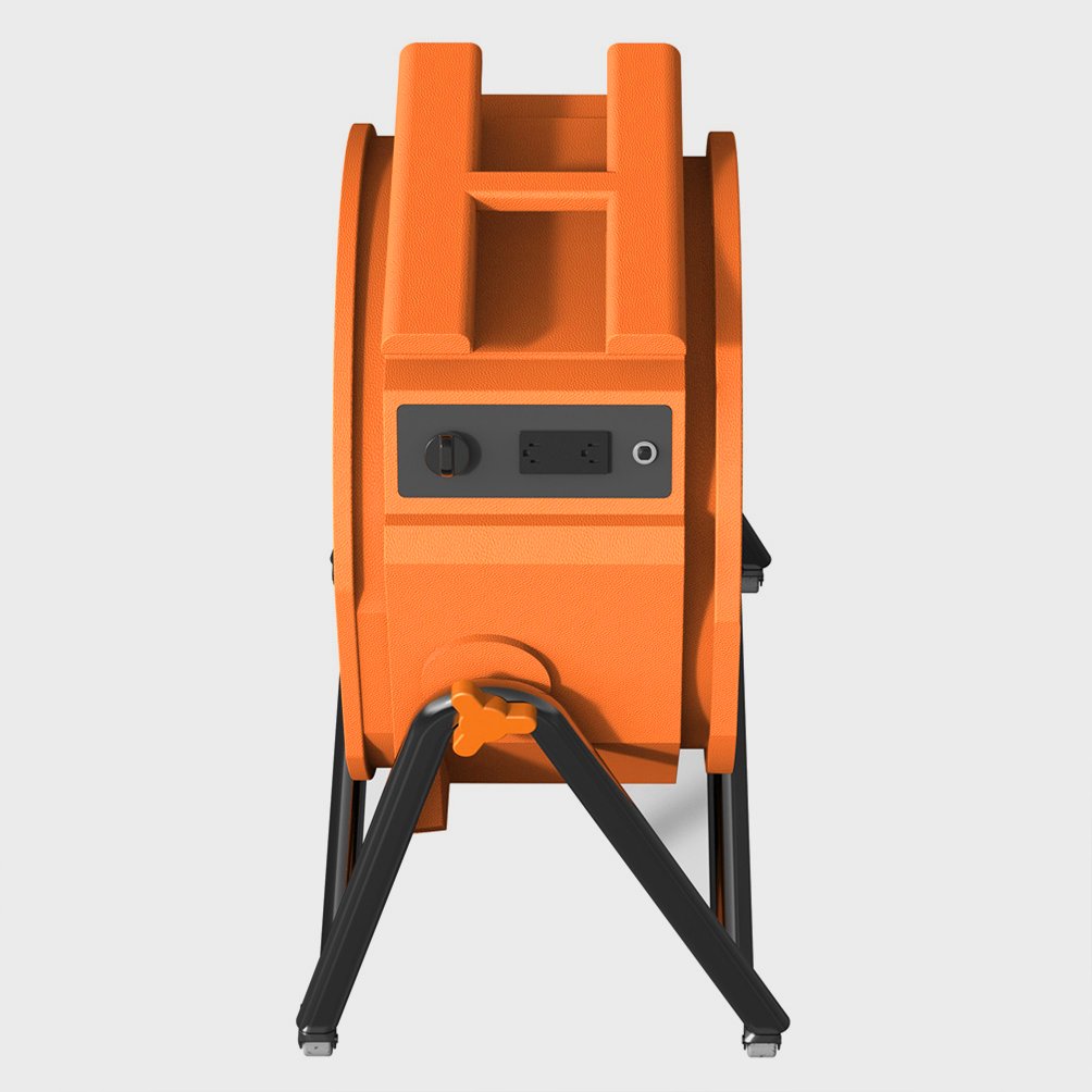 Portable High - Efficiency 220V Axial Flow Blower Smoke Exhaust and Water Damage Restoration