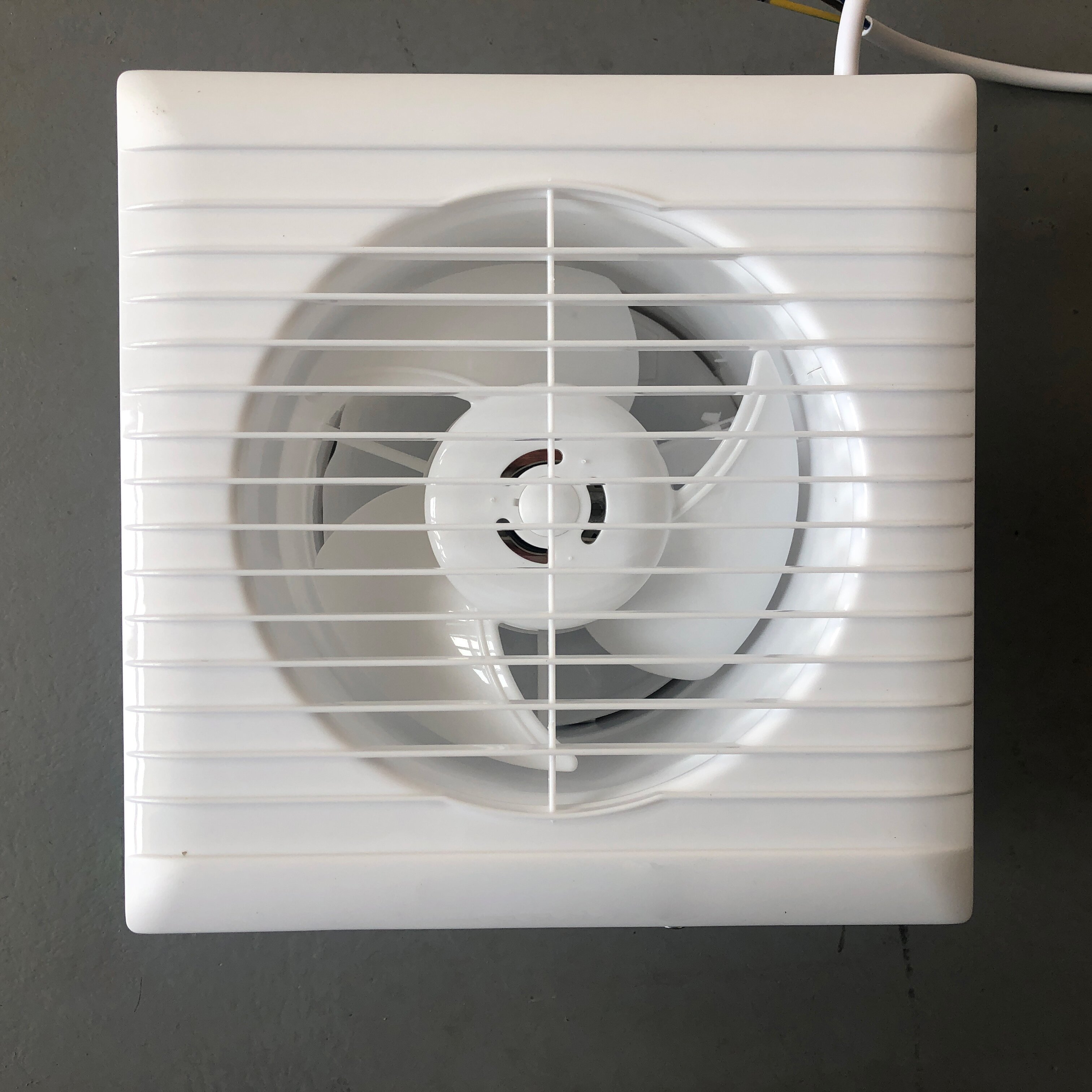 Professional Manufacture Ventilation Extractor Kitchen Bathroom Wall Mounted Exhaust Fan ABS Plastic Axial Flow Fan APB-8 Inch