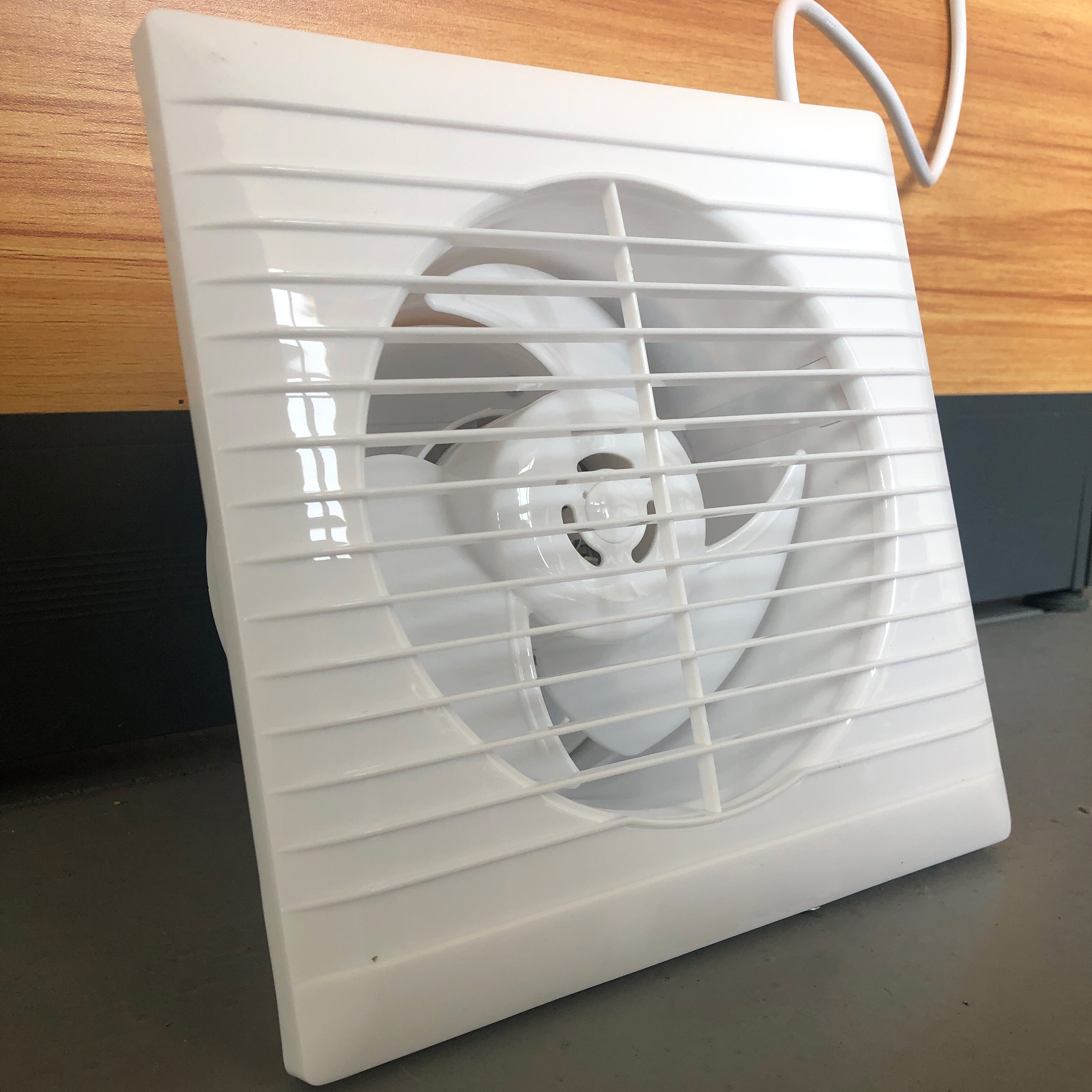 Professional Manufacture Ventilation Extractor Kitchen Bathroom Wall Mounted Exhaust Fan ABS Plastic Axial Flow Fan APB-8 Inch