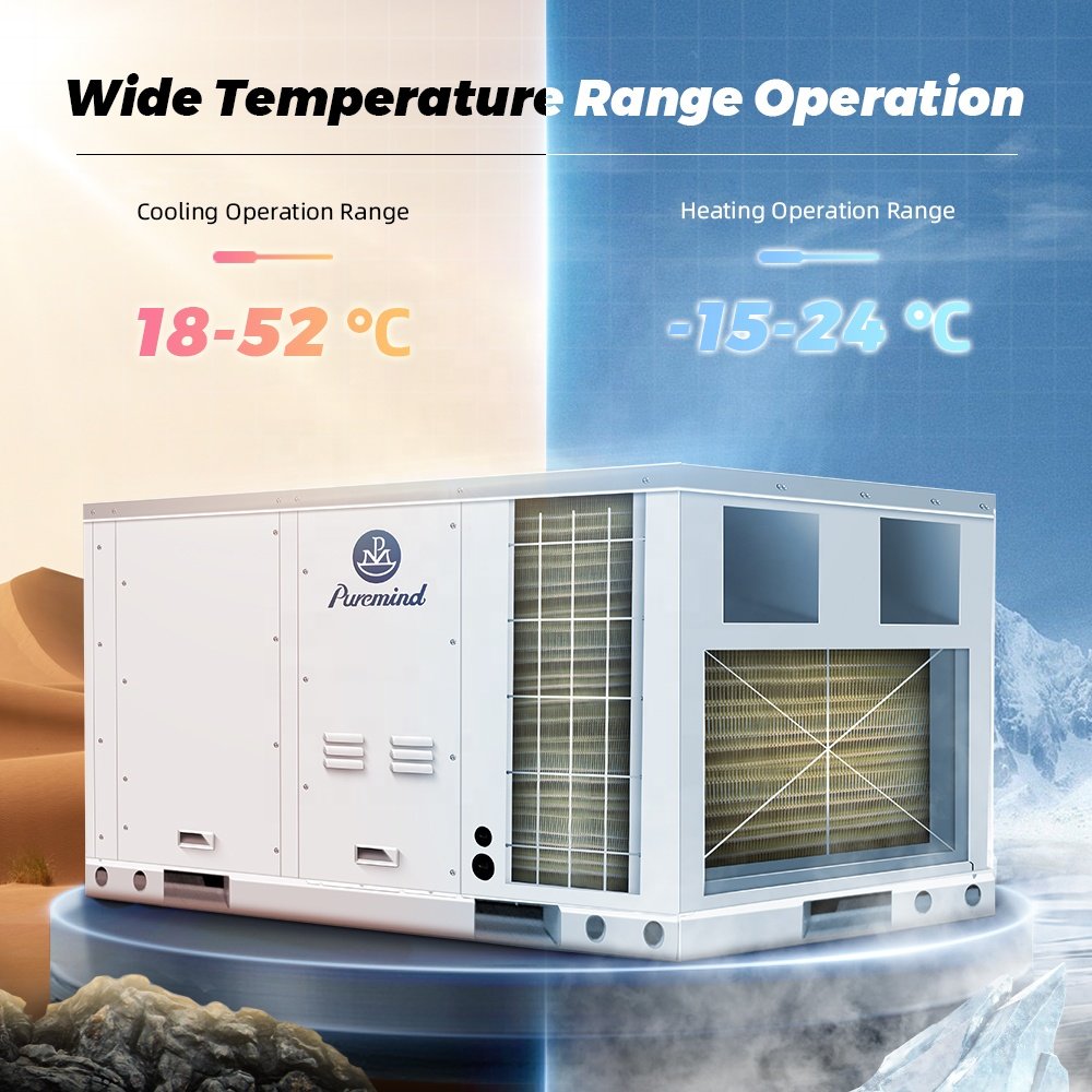 Gree Hot Sale 5.5ton 10ton 20ton 30ton Industrial Air Conditioner Rooftop Packaged Unit Supermarket Factory Plant Cooling System