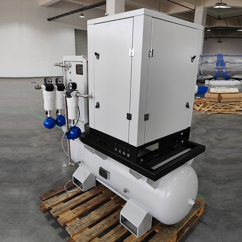 2.2kw 3hp Small Silent Electric 4 in 1 Scroll Oil-free air Compressor
