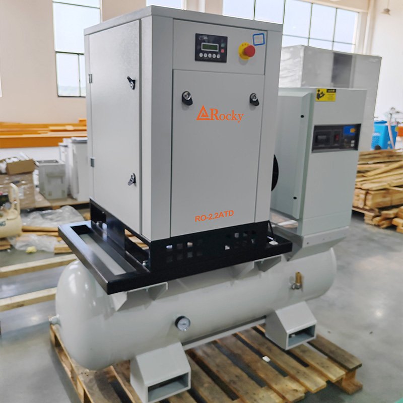 2.2kw 3hp Small Silent Electric 4 in 1 Scroll Oil-free air Compressor