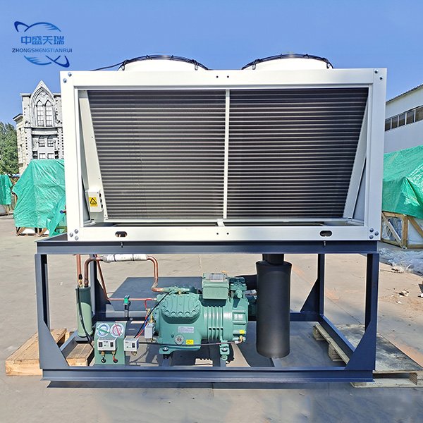 BITZER Refrigerator Condenser Freezer Refrigeration Unit Condensing Unit Price Air Cooled Compressor Condenser Unit for Freezer