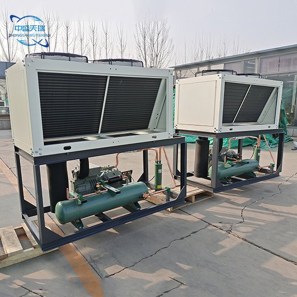 BITZER Refrigerator Condenser Freezer Refrigeration Unit Condensing Unit Price Air Cooled Compressor Condenser Unit for Freezer