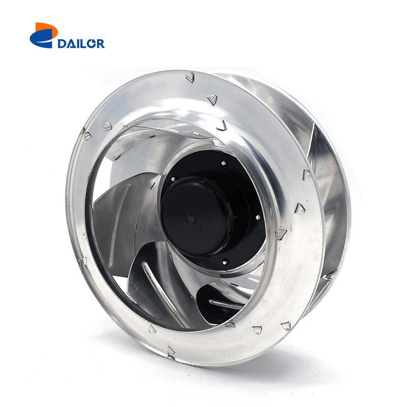 133mm DC 24V 48V Backward Curved Plastic Exhaust Centrifugal Fan