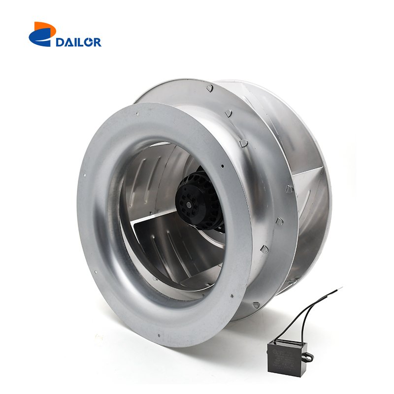 133mm DC 24V 48V Backward Curved Plastic Exhaust Centrifugal Fan