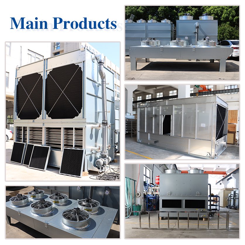 High Quality Industrial Closed Wet Mini Cooling Tower Evaporative Condenser Price Tower of Air Cooling System