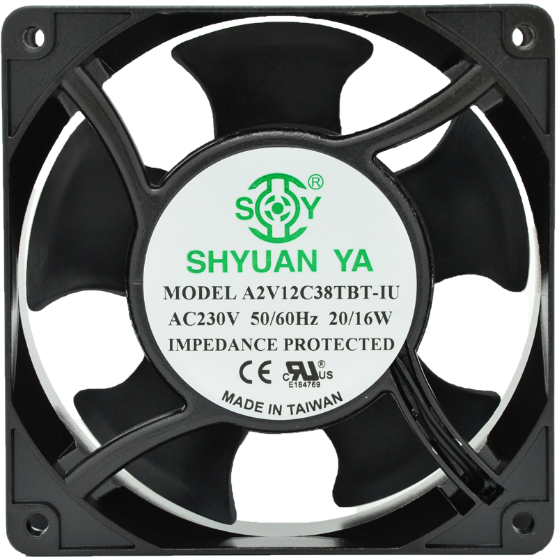 120x38mm Welding Machine Heavy Duty Industrial Chat Moving 12038 AC Fan