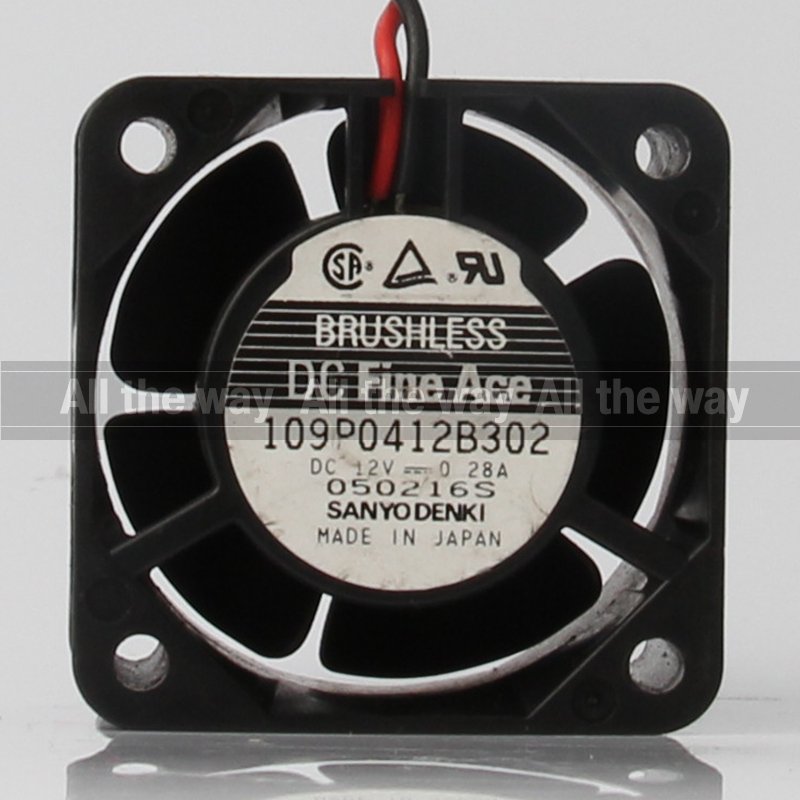 NEW Original SANYO 24V 48V DC12V 0.28A AC EC 40x40x28MM 4CM 4028 Large air Volume Double Ball Bearing 109P0412B302 Cooling Fan