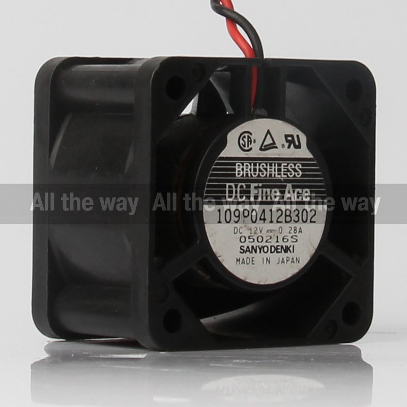 NEW Original SANYO 24V 48V DC12V 0.28A AC EC 40x40x28MM 4CM 4028 Large air Volume Double Ball Bearing 109P0412B302 Cooling Fan