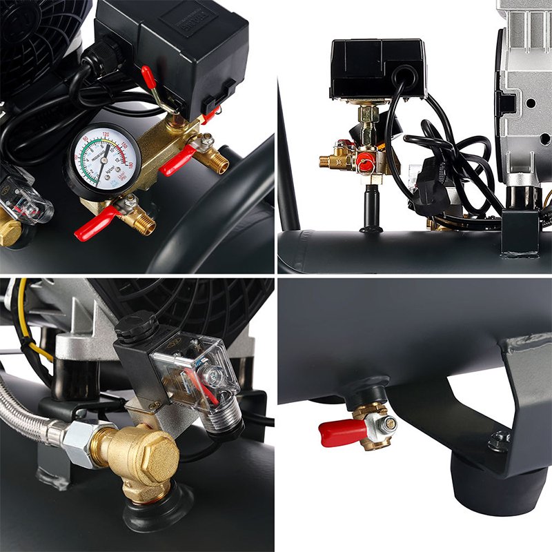 OUBAO Compresor De Aire 50L Electric Oilless Air-Compressors Silent Oil Free Air Compressor