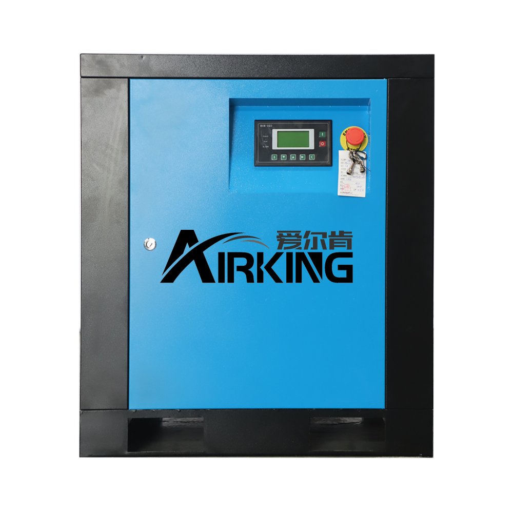 AIRKING Aierken Hot Sale Saving Energy IP54 15HP 11KW 8Bar Fixed Speed Belt Driven Screw air Compressor