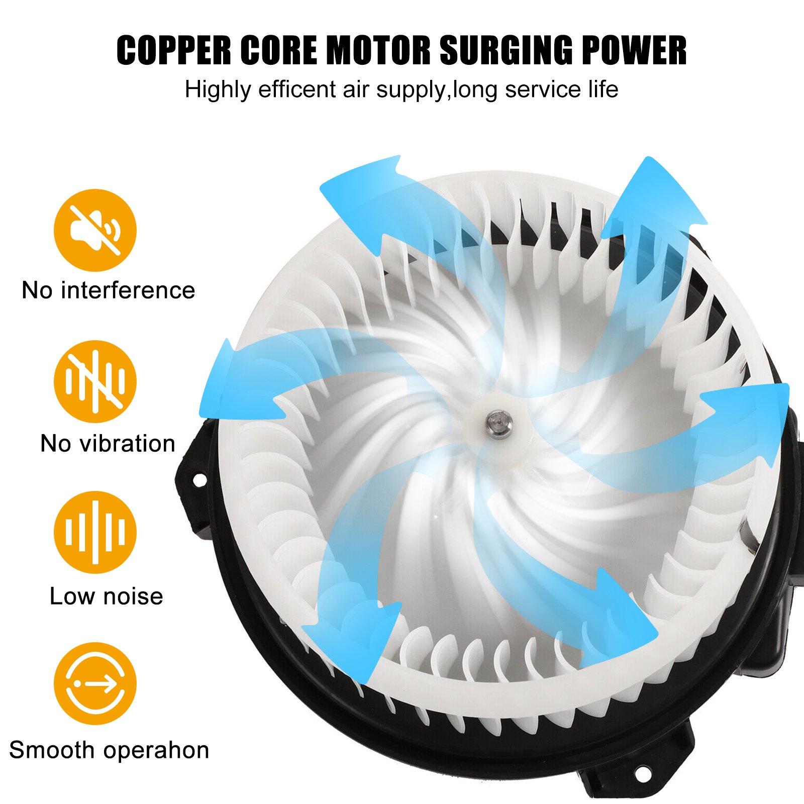 Front A/C AC Blower Motor Fan Assembly with Fan Cage Fitfor Toyota Camry 4Runner Dodge Lexus Heater Blower Motor Fan
