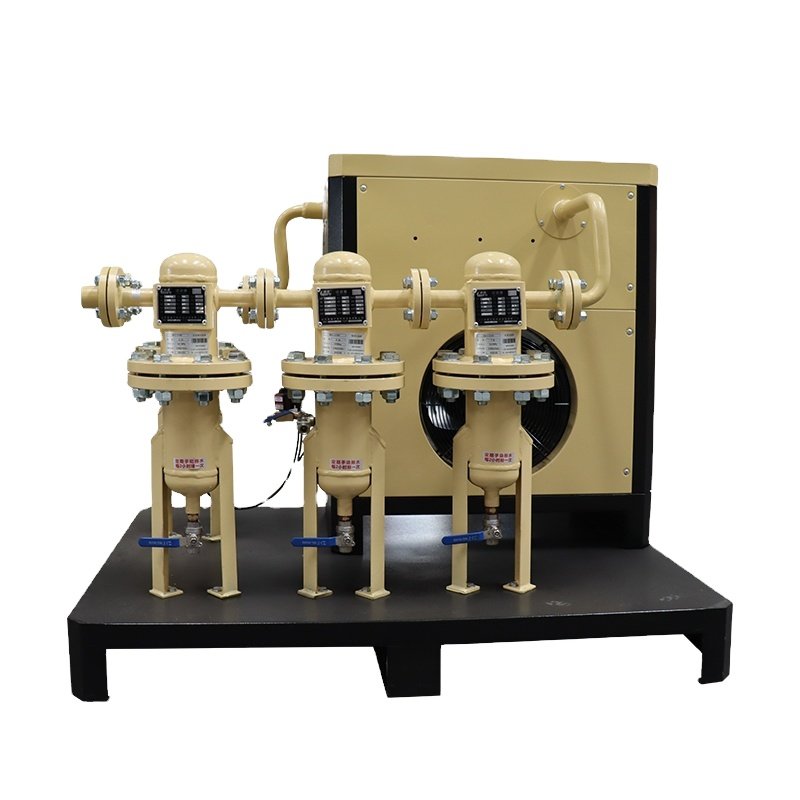 Slient Gas Air Compressor 7.5Kw 11Kw 75kw 110kw Freezing air Dryer With Dryer Tank Filter