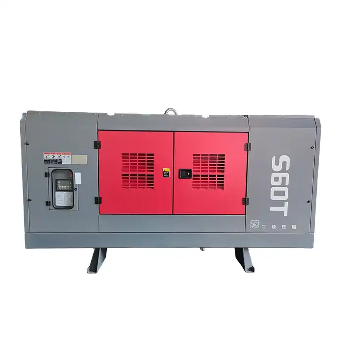 ZHIGAO ZEGA S60 S60t diesel Engine Screw air Compressor for Water Well Drilling Rig