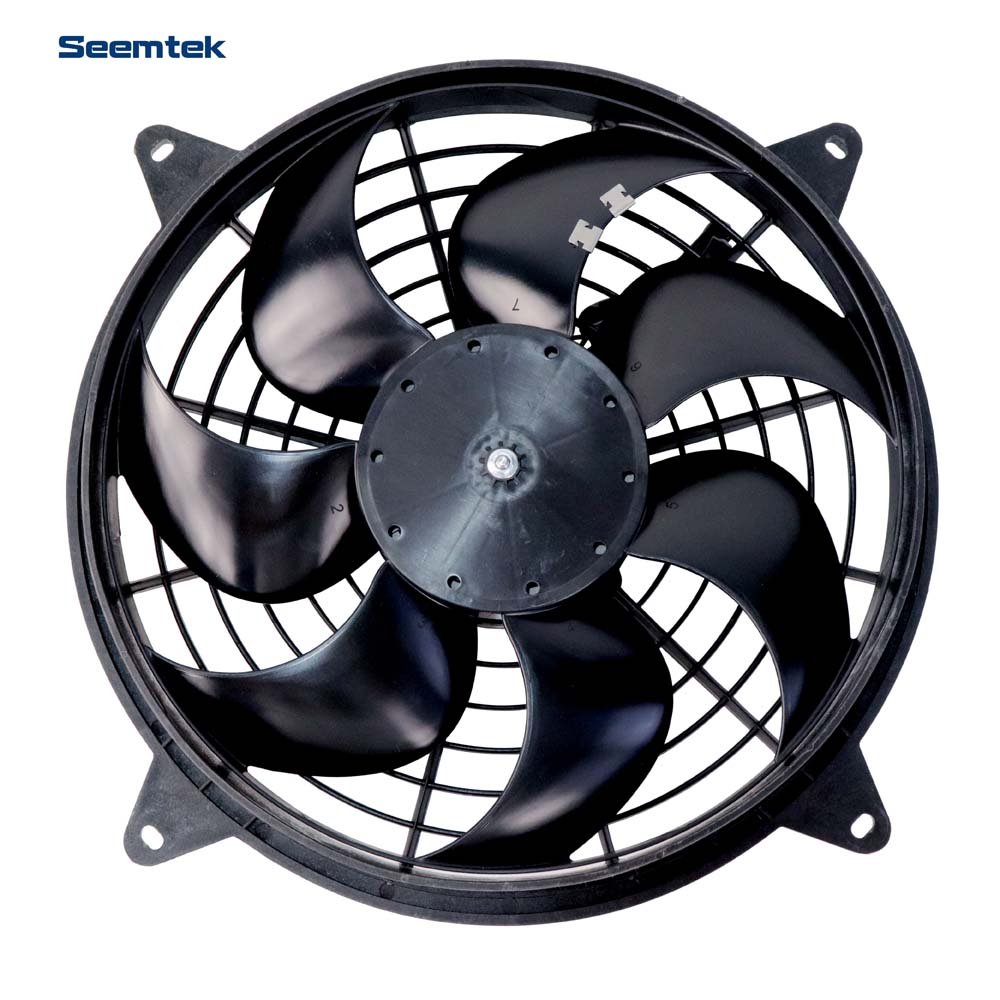 High Quality 12 Inch Bus Spare Parts A/C Condenser Radiator Cooling Fan