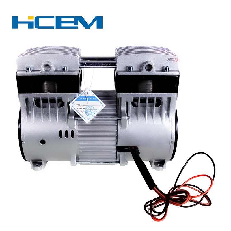 HCEM China Factory 2 Years Warranty Piston Oil Free air Compressor Pump 130LPM 220V Silent Pond Aeration Compressor
