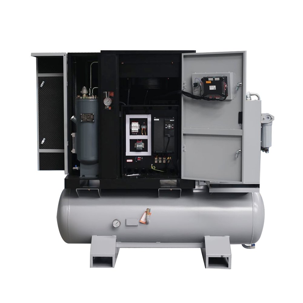 11KW Industrial Variable Frequency Screw Air Compressor High-Pressure Air Screw Compressor