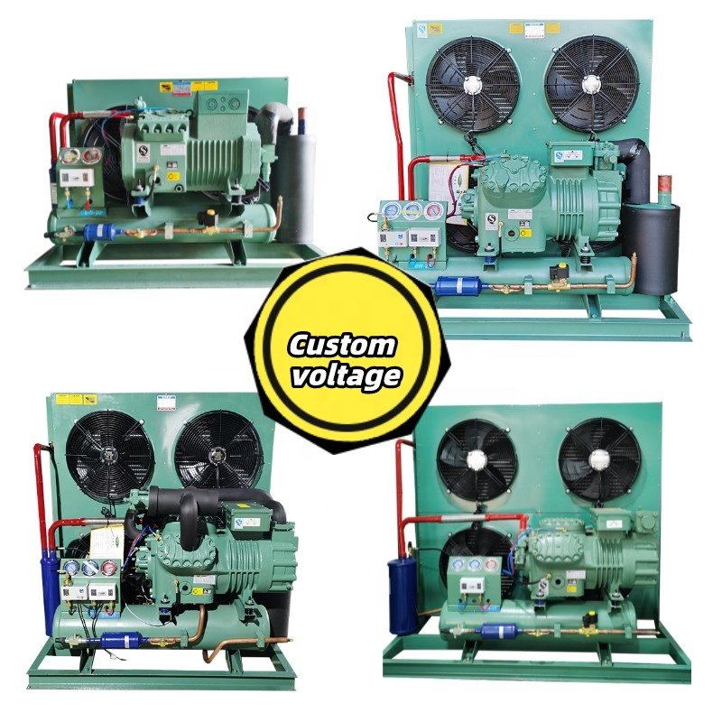 10 Hp Air Cooled Condenser Unit Refrigeration Air Cooling Compressor Condensing Unit for Cold Room Storage