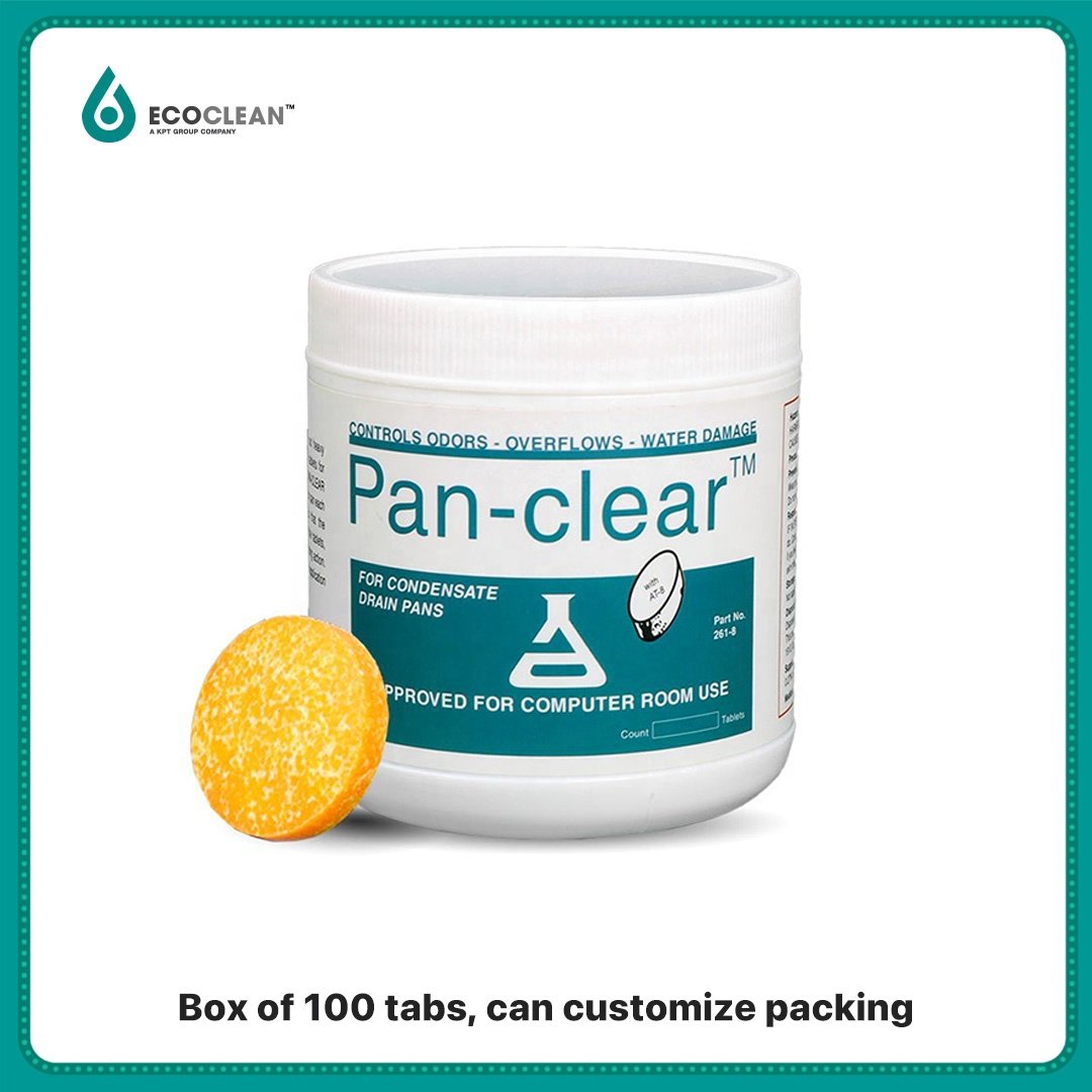 Air Conditioner Maintenance Products Automatic Cleaning Tablets for Condenser Pipe of AC- Pan clear
