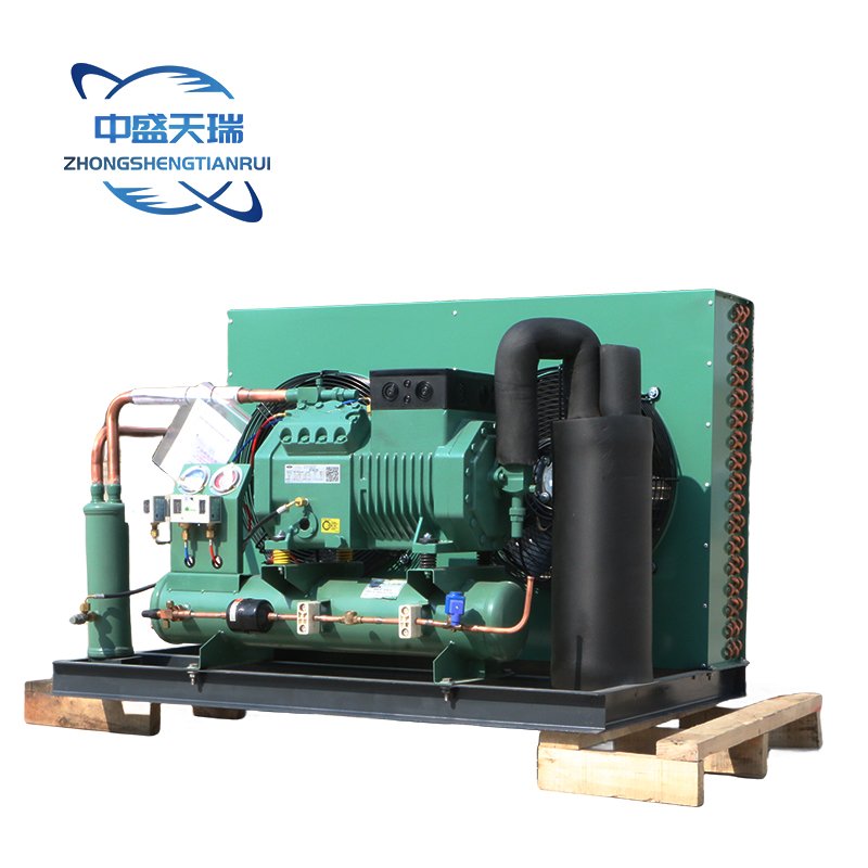 Blast Freezer Air Cooled Semi Hermetic Compressor Refrigeration Condensing Unit for Cold Room