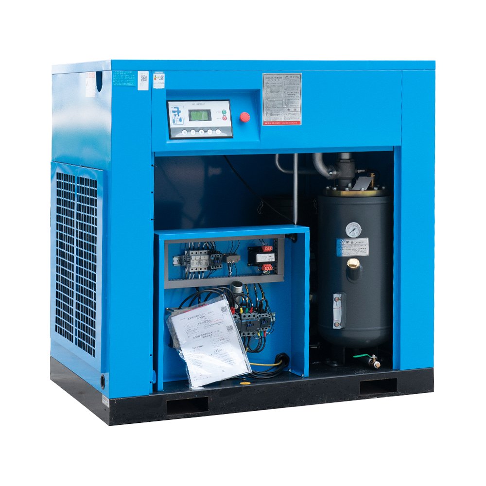 Low Noise Kaishan High Pressure Stationary Air Compressor 7.5kw-132kw 8 bar air Compressor Oil Free Screw air Compressor