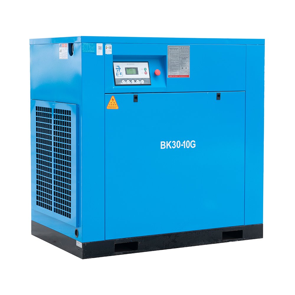 Low Noise Kaishan High Pressure Stationary Air Compressor 7.5kw-132kw 8 bar air Compressor Oil Free Screw air Compressor