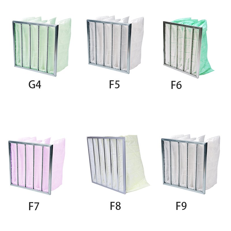 China Wholesale Medium Efficiency Pocket Bag Filter Air Conditioning New Condition Non-Woven Fabric Chemical Fiberglass Pocket