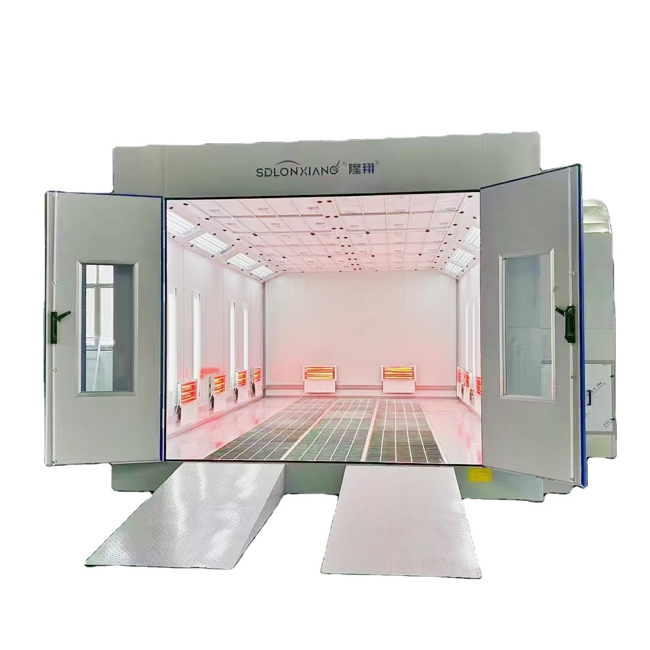 High Quality 7m LED Lighting Downdraft Booth for Light Duty Truck for Car Painting and Baking in the Paint Heating Cabin