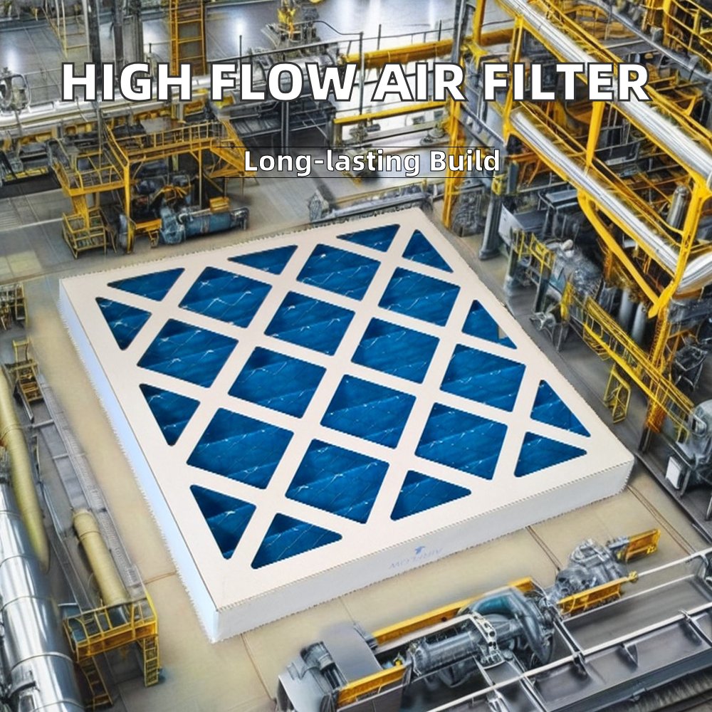 Customized 3000M3/H Large Air Flow Preliminary Filtration Pre-Filter 100% Rh 40Pa Ac Car Cabin Restaurant Use 595X595 Size