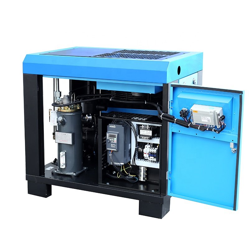 7.5Kw 10Hp Permanent Mangent Synchronous Direct Driven Energy Saving Rotary Screw Air Compressor