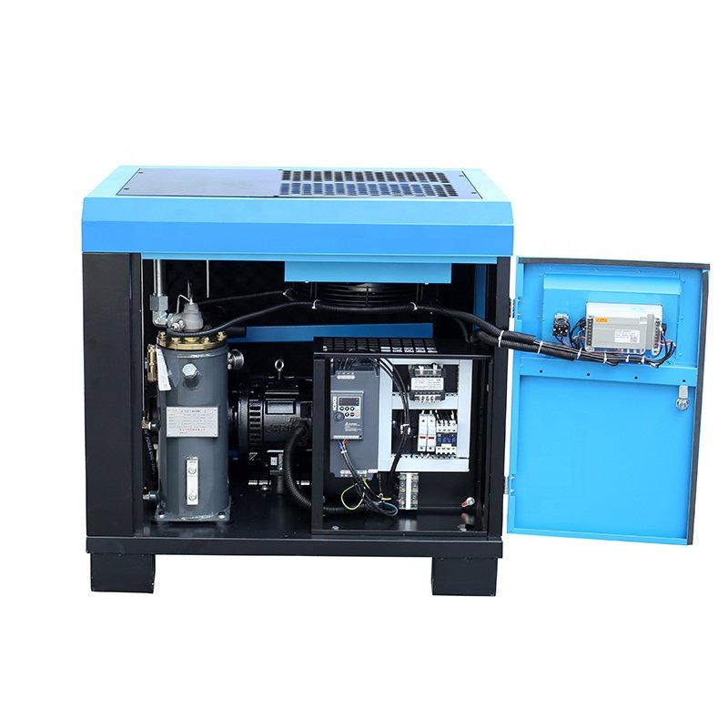 7.5Kw 10Hp Permanent Mangent Synchronous Direct Driven Energy Saving Rotary Screw Air Compressor