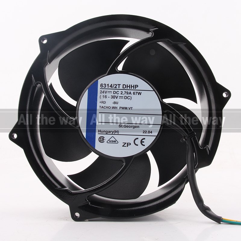 NEW 12V 48V DC24V 2.79A EC AC 172X172X51MM 17CM17251 Large air Volume Axial Flow Speed Regulating air 6314/2TDHHP Cooling Fan