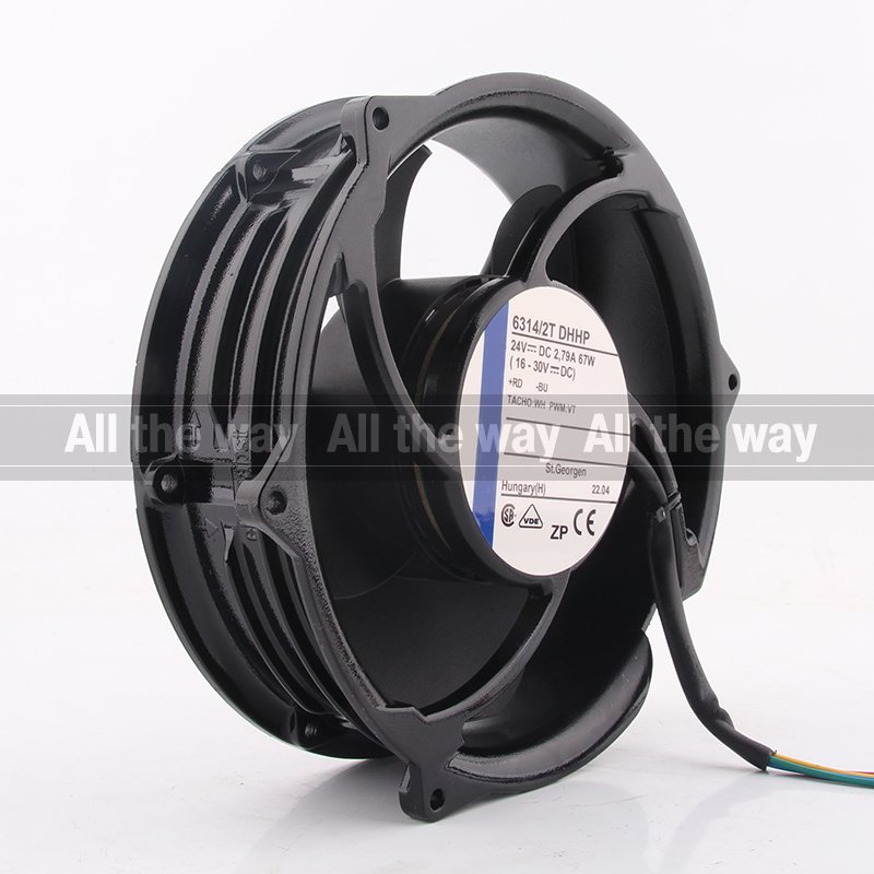 NEW 12V 48V DC24V 2.79A EC AC 172X172X51MM 17CM17251 Large air Volume Axial Flow Speed Regulating air 6314/2TDHHP Cooling Fan