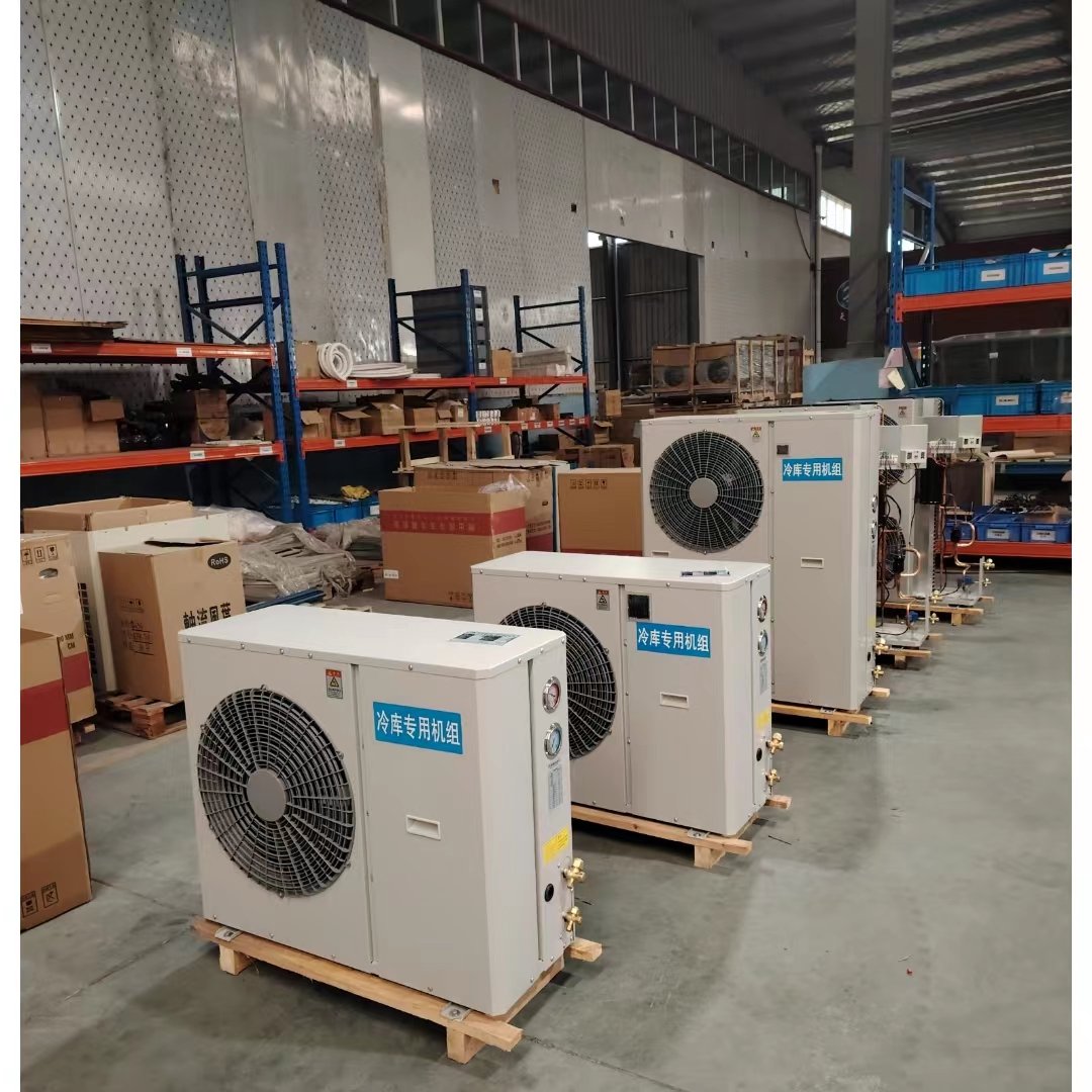 3 HP Fully Enclosed Integrated Cold Storage Unit High-Performance Air-Cooled Condensing Energy Saving Remote Controlled