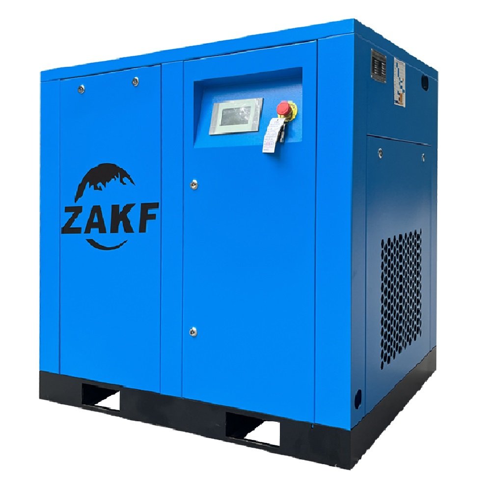 Energy Saving Low Noise Power Frequency 11kw 15hp Screw Air Compressor for Equipment Soot Blowing
