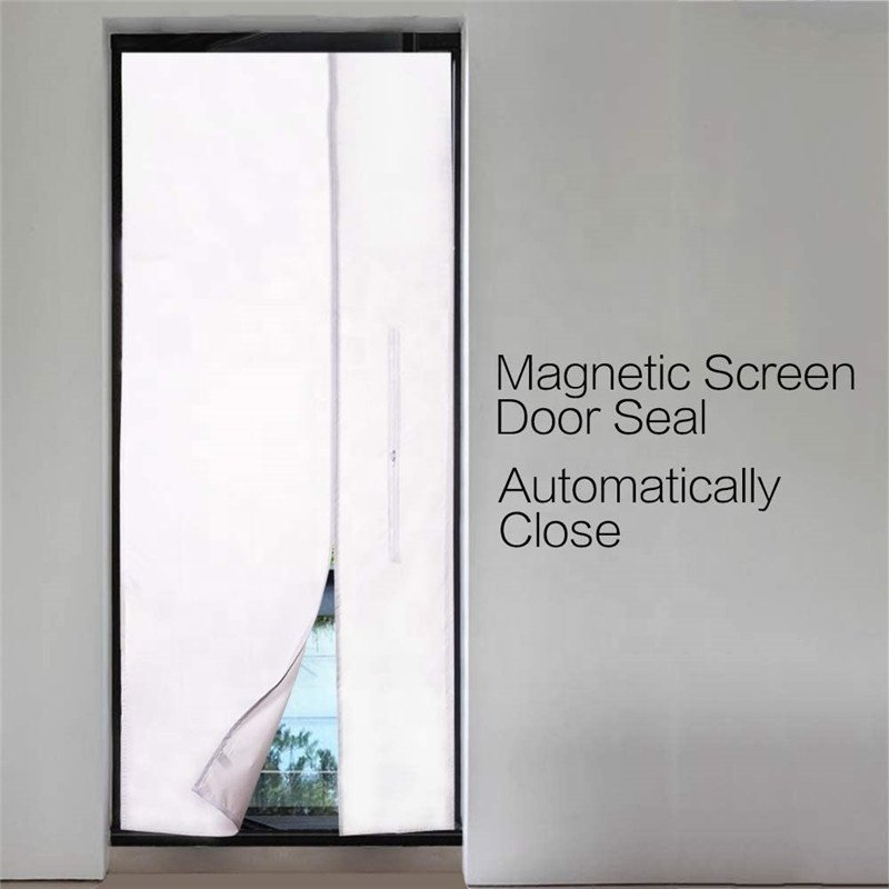 Factory Manufacture 90x210cm Soft Cloth Sealing Baffle Zipper Screen Door Seal for Mobile Air Conditioning