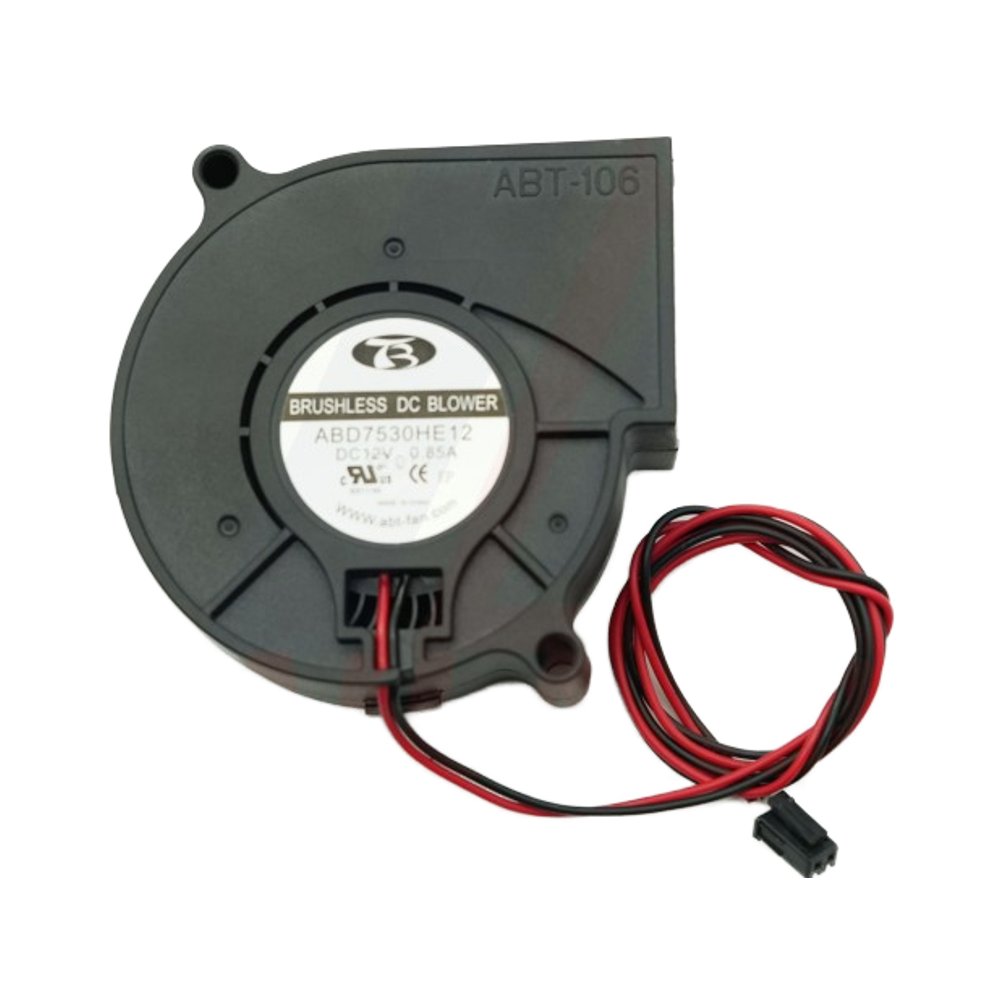 Factory Customization Cooling Fan 75x75x30mm Blower Fan 2-Pin Connector Low Noise Turbo Fan