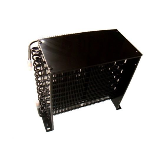 Retek 260*260*182mm Tube Plate Refrigerator Condenser Spiral Static Air Cooled Wire Condenser for Refrigeration Freezer