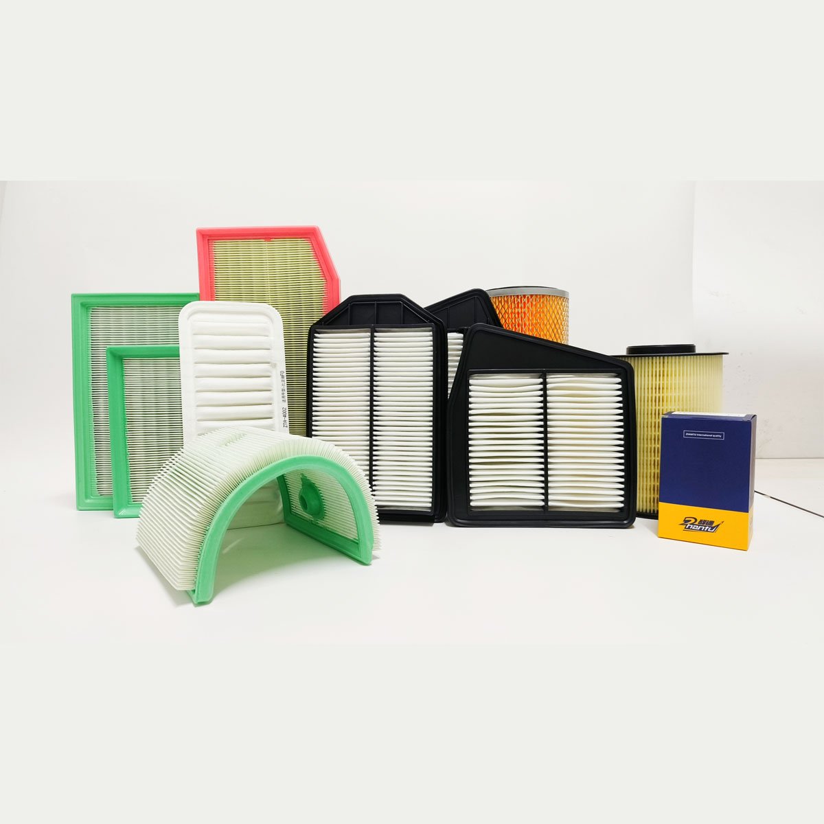 Cheap Peugeot 206 (Short) Full Rubberized Paper High Flow Car Air Filter