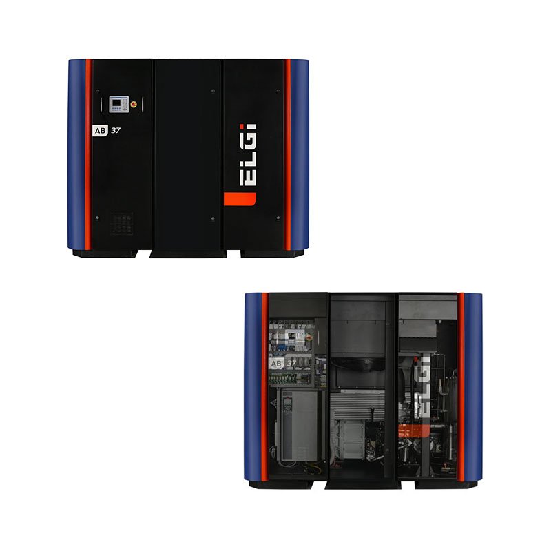ELGI 30Kw 90Kw Oil Free Air Compressor Water Lubricated AB Type Double Screw Oil Free Air Compressors